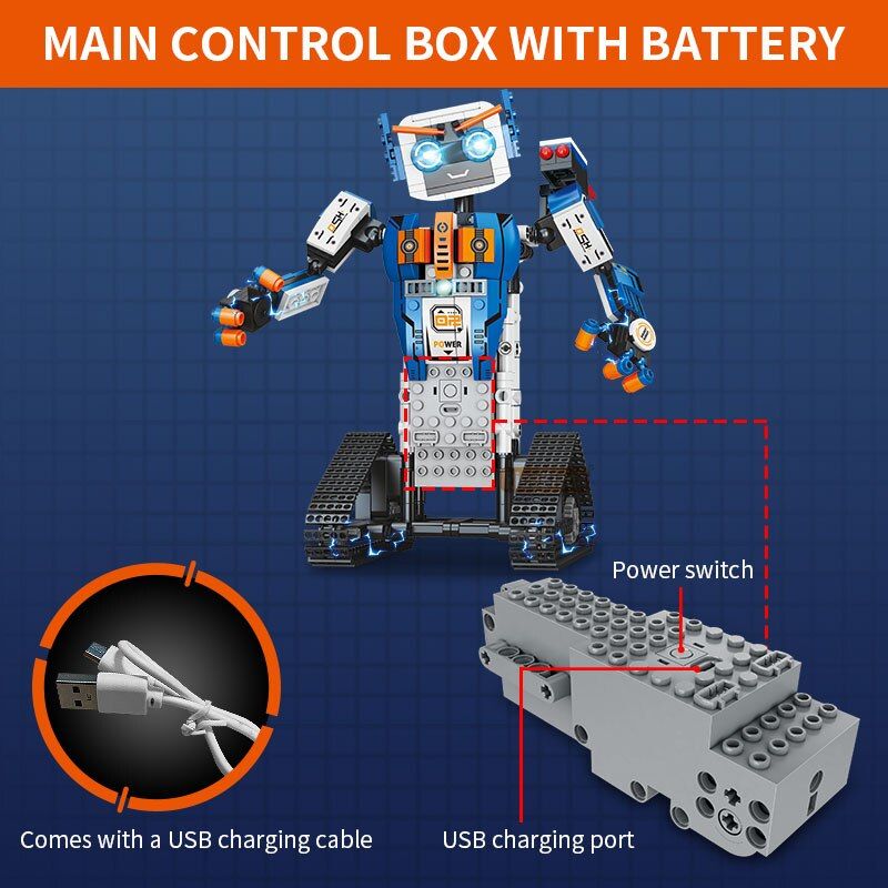 Sans Bote - Ensemble De Robot  Chenilles Tlcommand, Cr... - 7