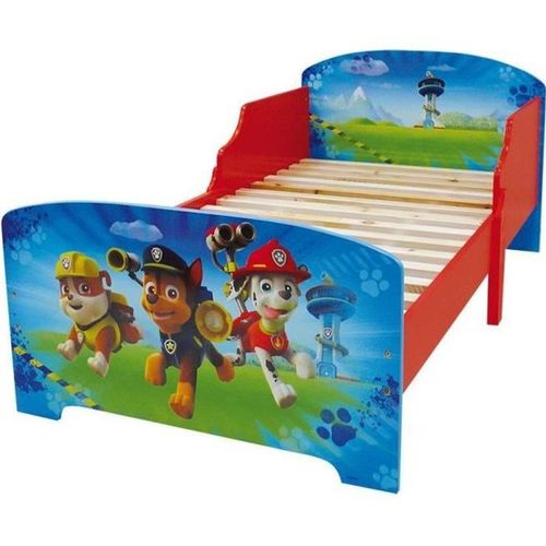 Pat Patrouille Lit Avec Lattes Pour Enfant 70 X 140 Cm