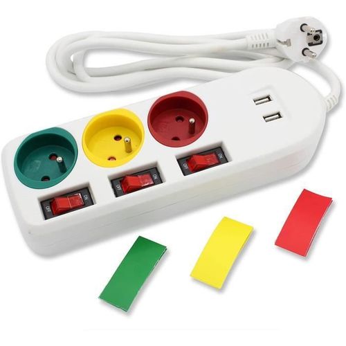 FISHTEC Bloc Multiprise 3 p