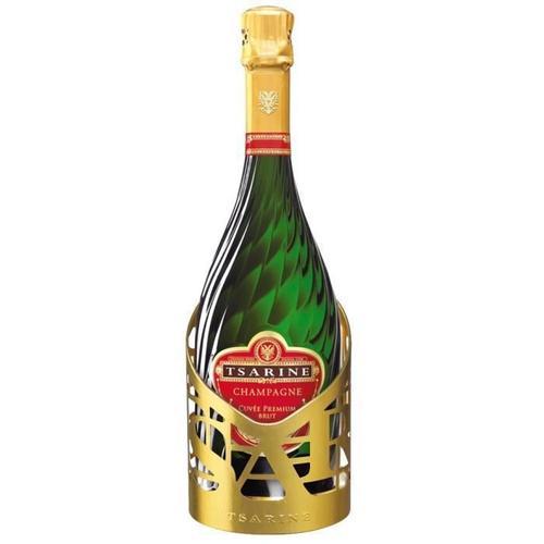 Champagne Tsarine Cuvée Premium Avec Photophore Doré - 75 Cl