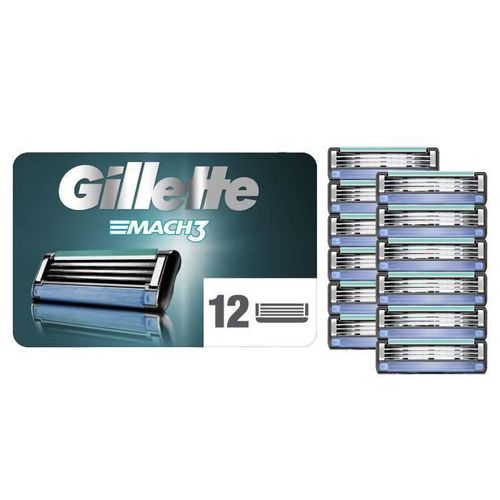 Gillette Lames De Rasoir Mach3 X12 