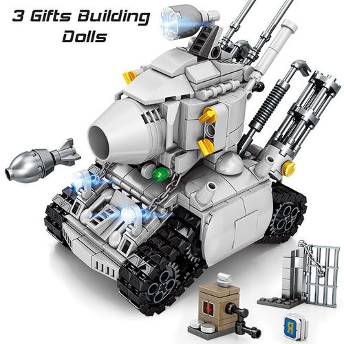 Sans Boîte D'origine - Blocs De Construction De Voiture, Réservoir D'attaque Technique, Armes Experts, Véhicules Limaces En Métal, Briques À Assembler, Jouets De Jeu, Cadeaux Pour Enfants