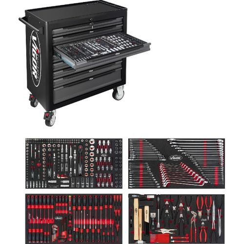 Vigor Servante d'atelier VIGOR 1000 XL avec assortiment - V4542