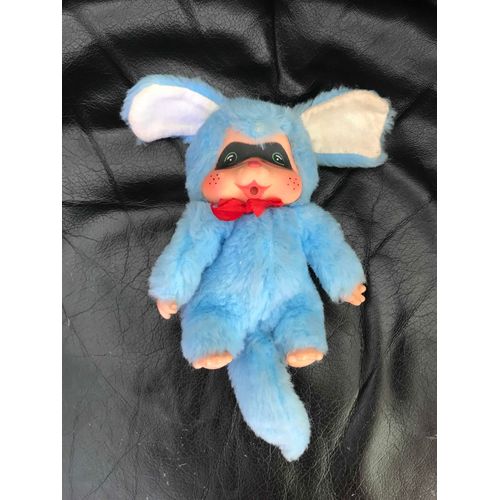 Rare Lapin Kiki Bleu Vintage Dans Son Jus