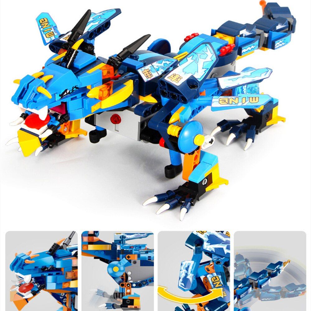 Sans Encadrer C - Blocs De Construction De Dinosaures lectr... - 4