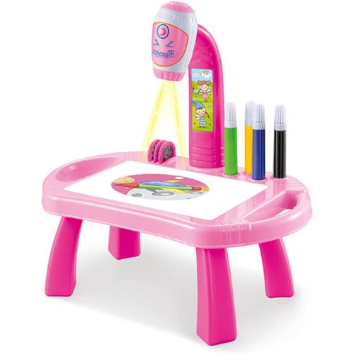 Enfants D'apprentissage De Bureau Traçage Et Dessin Projecteur Art Planche À Dessin Projection Traçage Peinture Table Jouet Précoce Cadeau Éducatif Pour Garçons Filles De Plus De 3 Ansartisanat - Joue