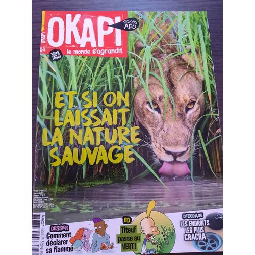 Okapi 1135 Et Si On Laissait La Nature Sauvage