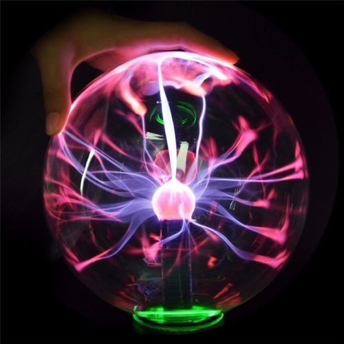 Boule Magique En Cristal De 3 Pouces, Sphère De Verre Lumineuse, Lampe D'éclairage Nouveauté Pour Décoration De Maison