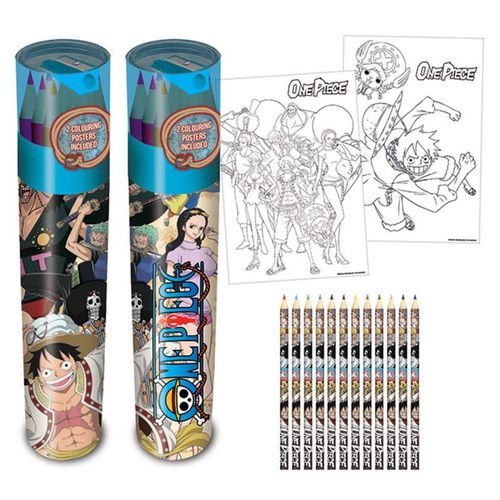 Tube De Crayons De Couleur One Piece