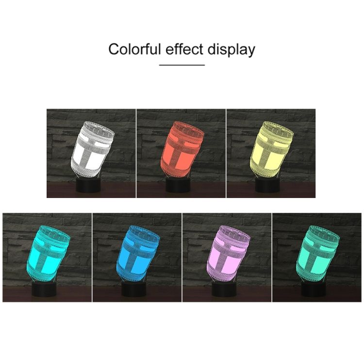 Veilleuse Dcorative Led 3d Crative  Base Noire, Tlcomma... - 3