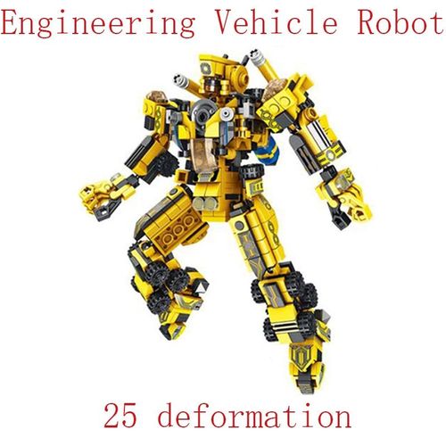 Camions De Pompiers, Voitures De Police, Hélicoptère, Robot De Transformation, Voiture De Course, Blocs De Construction, Briques, Jouet De Ville Pour Enfants