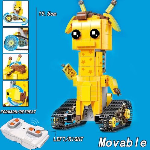 Robot Rc Télécommandé High-Tech Classique, 2.4ghz Avec Boîte À Moteur, Blocs De Construction En Briques, Jouets Créatifs Pour Enfants, 408 Pièces