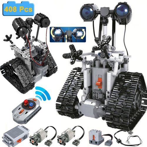 Robot Rc En Briques, 408 Pièces, Modèle De Voiture, Blocs De Construction, Cadeaux D'anniversaire Pour Enfants, Jouets Télécommandés
