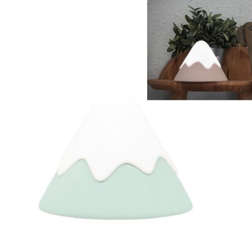 Lampe Led D'ambiance En Forme De Montagne De Neige, Lampe De Chevet Créative (Verte)