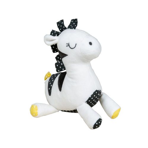 Peluche Zèbre Pluche Et Pompon - Sauthon Baby Deco