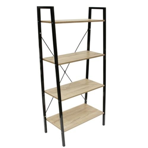 Etagère Industrielle Bois Et Métal Alphonse - L. 60 X H. 148 Cm - Noir