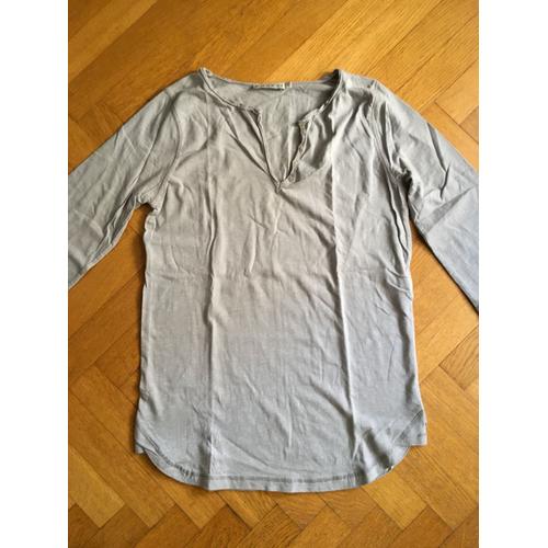 T-Shirt Kookaï Manches Longues Taille 3 Gris