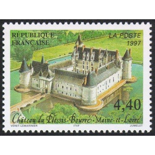 Timbre De 1997 Le Château Du Plessis Bourré N° 3081