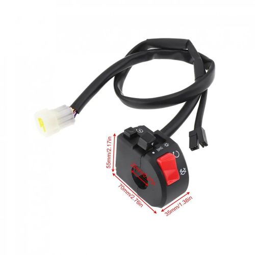 Interrupteur De Commande De Guidon De Moto,22mm 300cc,Interrupteur De Démarrage Led À Trois Fonctions,Interrupteur De Phare Pour Suzuki/Yamaha