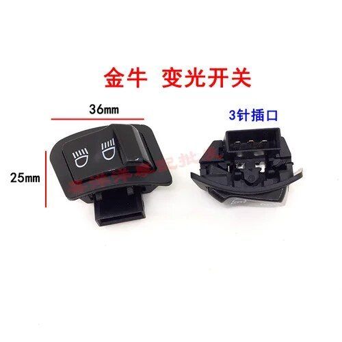Klaxon Électrique Universel Pour Moto,Lampe De Sauna,Démarrage,Clignotant,Bouton De Commutation Pour Honda,Amaha,Suzuki,Kawasaki,125cc,1pc - Type 9