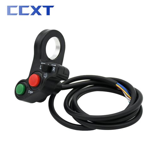Guidon Universel Pour Moto,22mm,Lumière De Sauna,Klaxon,Interrupteur De Clignotant,Vélo,Scooter,Honda,Ktm,Kawasaki,Yamaha,Suzuki,Pièces - Type Switch