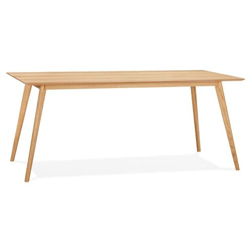Table À Manger / Bureau Design 'barista' En Bois Style Scandinave - 180x90 Cm