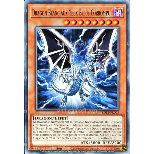 Carte Yu-Gi-Oh Lds2-Fr005 Dragon Blanc Aux Yeux Bleus Corrompu Neuf Fr