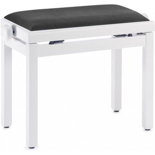 Stagg Pb39 Whm Vbk - Blanc Mat, Pelotte Velours Noir
