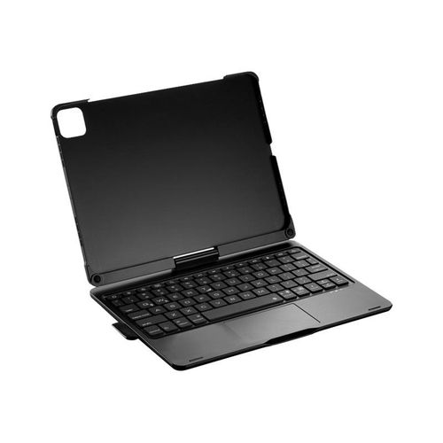 Urban Factory LUMEE - Clavier et étui (étui de protection) - avec pavé tactile - backlit - sans fil - Bluetooth 5.1 - AZERTY - noir clavier, noir étui - pour Apple 10.9-inch iPad Air; 11-inch...