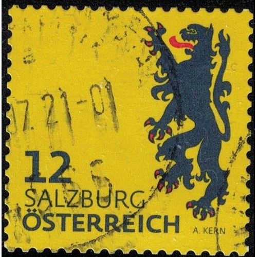 Autriche 2018 Oblitéré Used Armoiries Salzburg Coat Of Armes Blason De Salzbourg Y&t At 3229 Su
