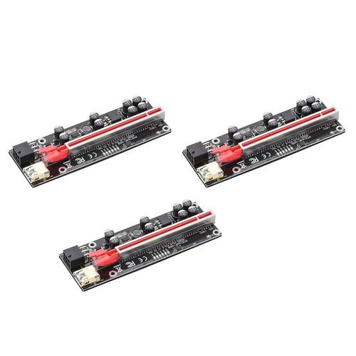 Carte graphique PCI E Riser, câble d'extension, 1X à 16X, Port unique, usb 3.0, pour le minage BTC