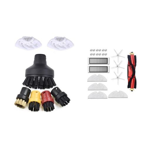Promotion! Grande brosse ronde, serpillière en tissu pour Karcher SC1 SC2 SC3 et XiaoMi Roborock S6 S60 S65 S5, filtre HEPA