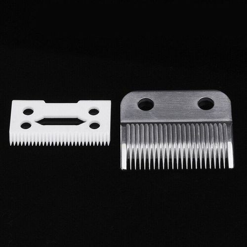 Remplacement de la lame en céramique pour tondeuse à cheveux, 2 pièces, fond métallique pour tondeuse Wahl