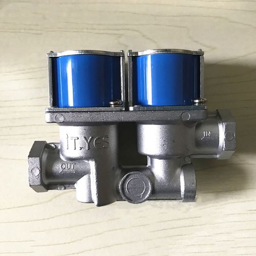 Électrovanne universelle 24V Double, pour four à gaz avec adaptateur à filetage interne, pièces de réparation