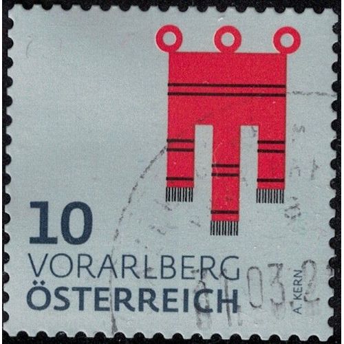 Autriche 2018 Oblitéré Used Coat Of Armes Armoiries Vorarlberg Y&t At 3228 Su