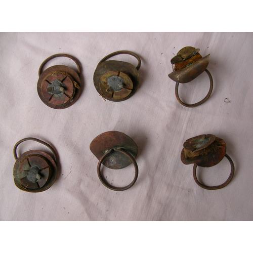 Ww1 France Lot De 6 Bouchons Francais Pour 75 Mm Relique De Combats Terrain 7