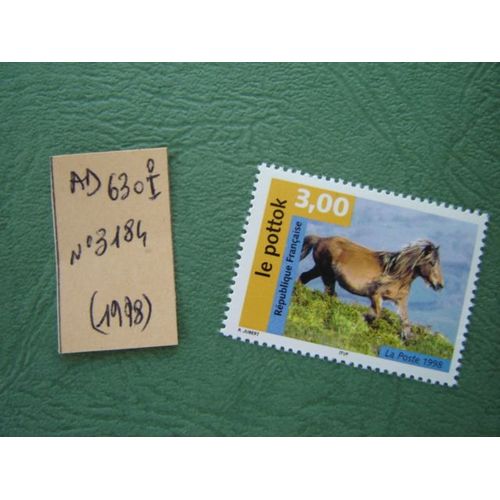 Ad 630 I// Timbre France Neuf 1998*N°3184" Cheval / Le Pottok