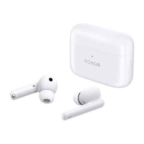 Honor Earbuds 2 Lite - Écouteurs sans fil avec micro - intra-auriculaire - Bluetooth - Suppresseur de bruit actif - Blanc glacier