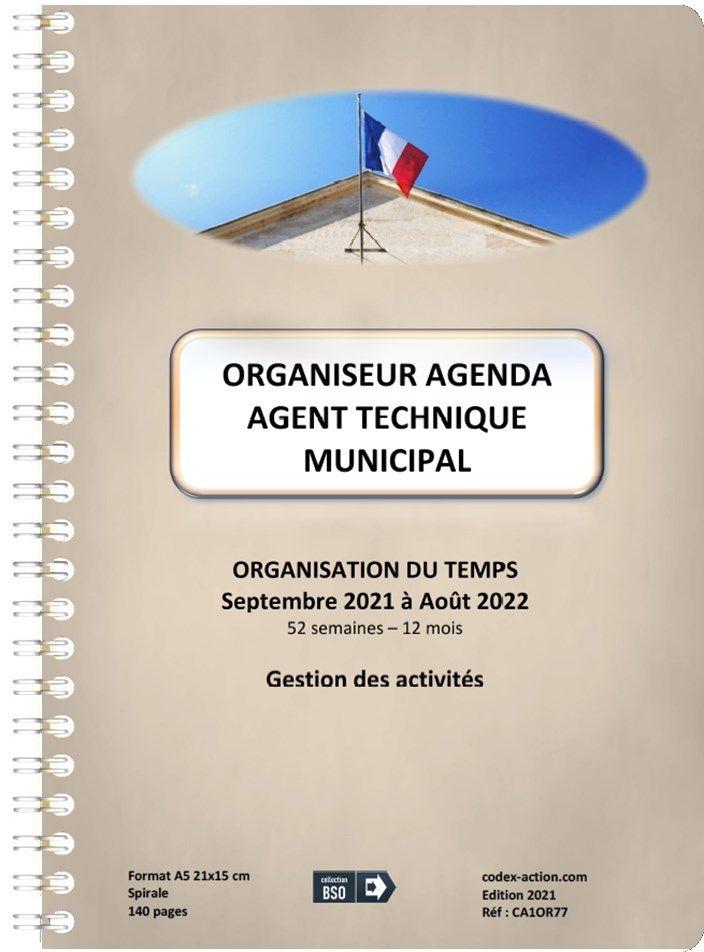 Organiseur Agenda Conseiller municipal 2024 A5 spirale 160 pages