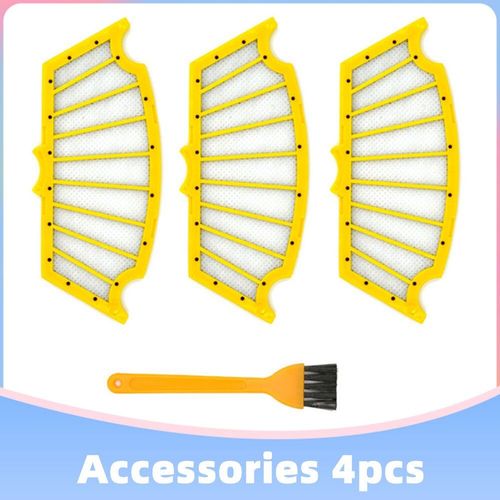 Filtre HEPA 3 pièces/ensemble pièces de rechange pour aspirateur robot ménager iRobot Roomba série 500 520 529 530 540 550