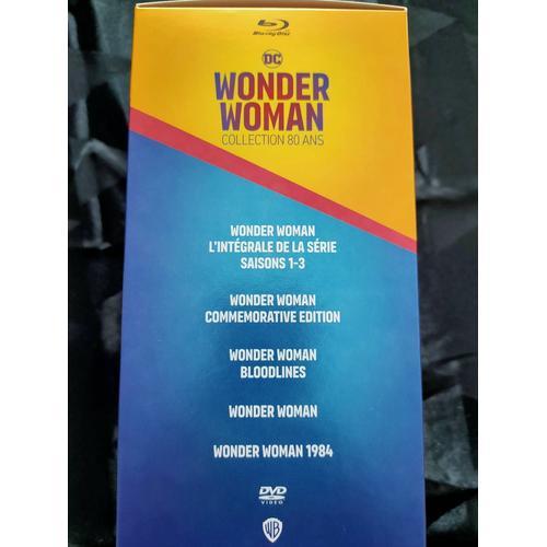Wonder Woman - Collection 80 Ans : L'intégrale De La Série Saisons 1 À 3 + Wonder Woman (2009 - Commemorative Edition) + Bloodlines + Wonder Woman (2017) + Wonder Woman 1984 - Combo Blu-Ray + Dvd