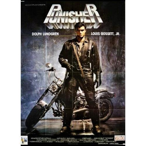 Punisher - Mark Goldblatt - Dolph Lundgren - Affiche Originale Cinéma - 120 X 160 - 1988 -