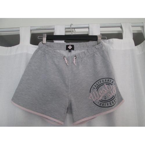 Short Gris Tex 13/14 Ans