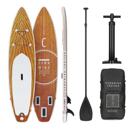 Stand Up Paddle - Capital Sports - Planche Gonflable - 330 X 77 X 15 Cm - 100% Pvc - Marron