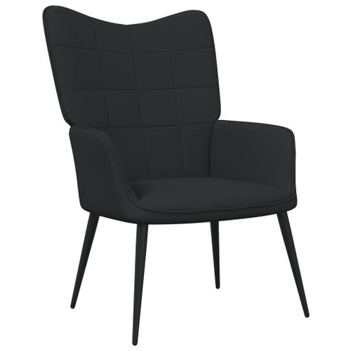 Vidaxl Chaise De Relaxation Noir Tissu