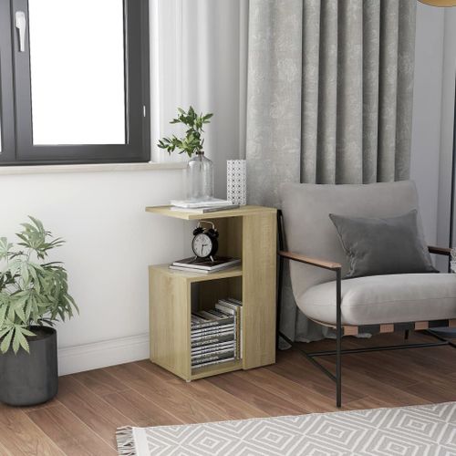 Vidaxl Table D'appoint Chêne Sonoma 36x30x56 Cm Bois D’Ingénierie