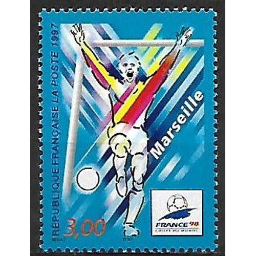 Timbre France 1997 Neuf** 3075 - Coupe Du Monde De Football "Marseille"