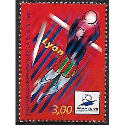 Timbre France 1997 Neuf** 3074 - Coupe Du Monde De Football " Lyon"