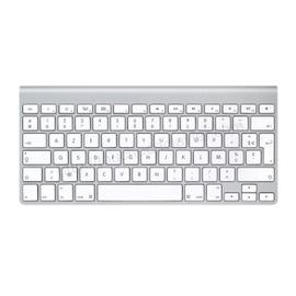 Clavier Bluetooth AZERTY iClever Mini Clavier ultra-mince pour iOS(Mac),  Windows, Android Smartphone PC Tablette - Blanc
