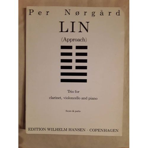 Per Norgrård Lin Trio Clarinette Violoncelle Piano